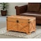Vintiquewise Barn Design Large Decorative Farmhouse Wooden Storage Trunk Chest QI003804L - alternate 4